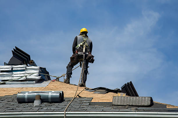Professional Flat Roof Repair technician working in Centreville, VA
